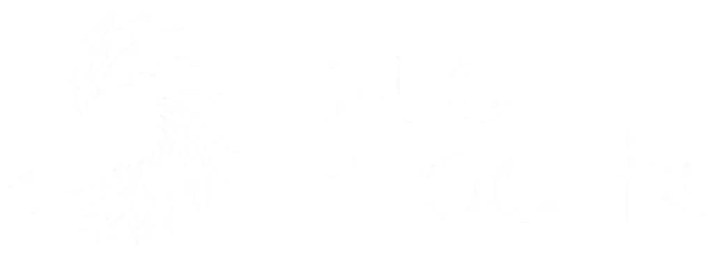 Blue Phoenix - logo in white